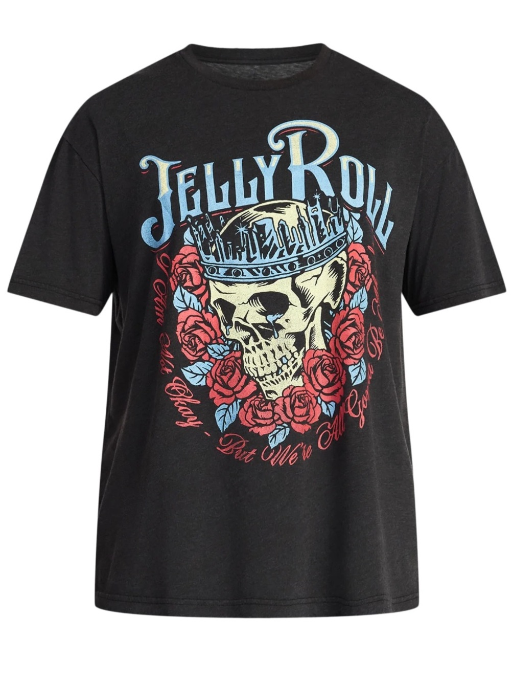 Jelly Roll Men's Boxy Fit Graphic Tee, Size Large